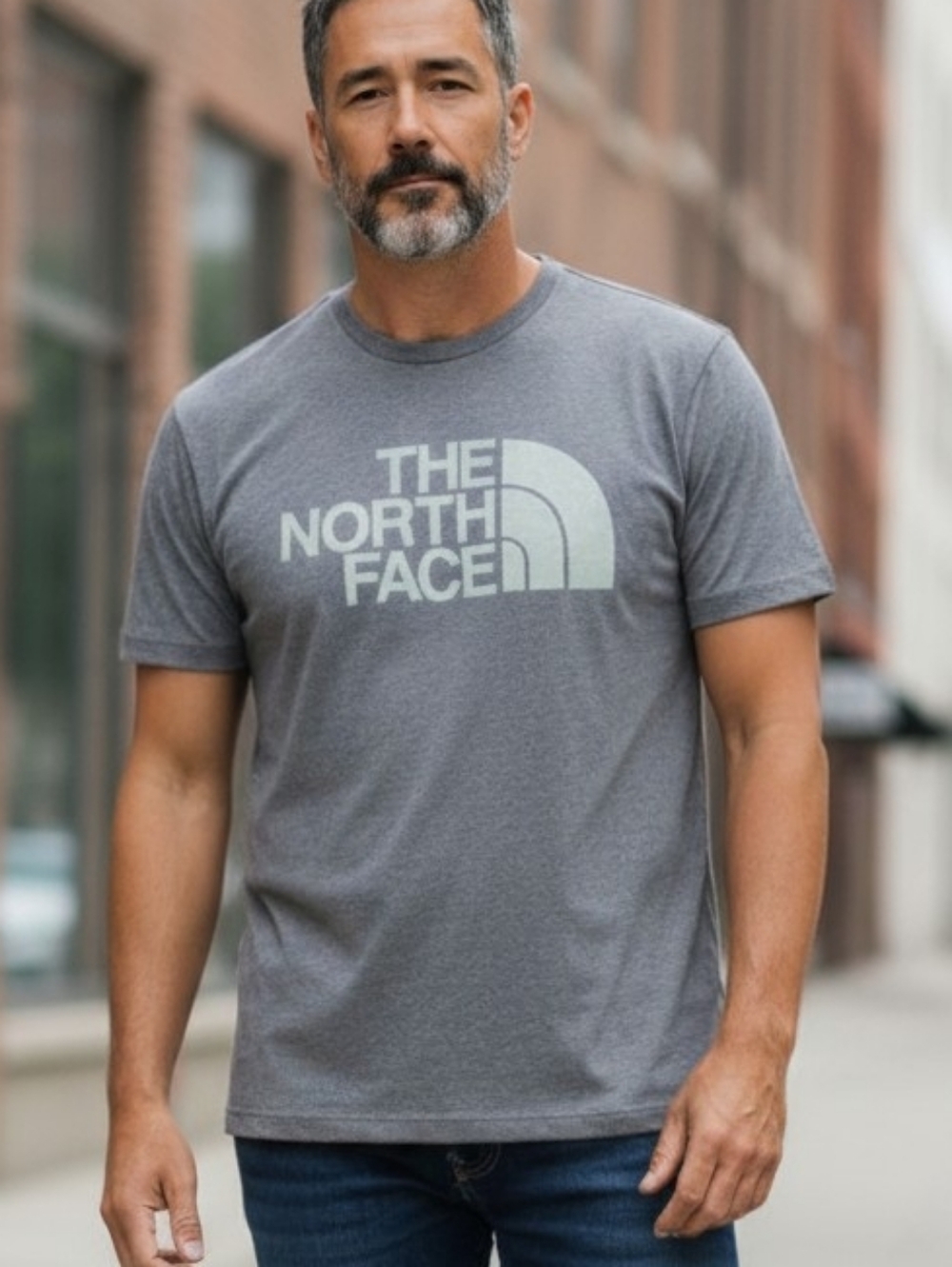 The North Face Mens Gray Classic Tee XL (T45)